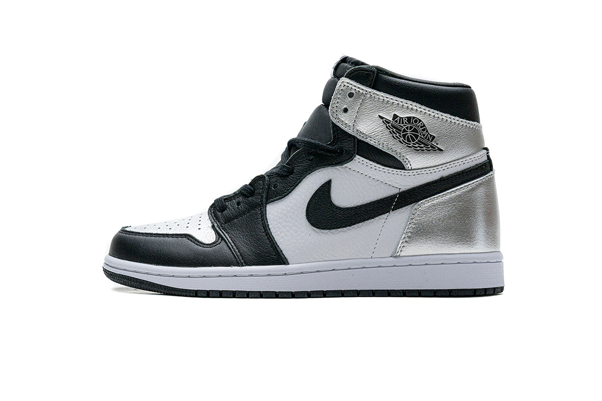 Jordan 1 Retro High Silver Toe - Icy Clothes Ro