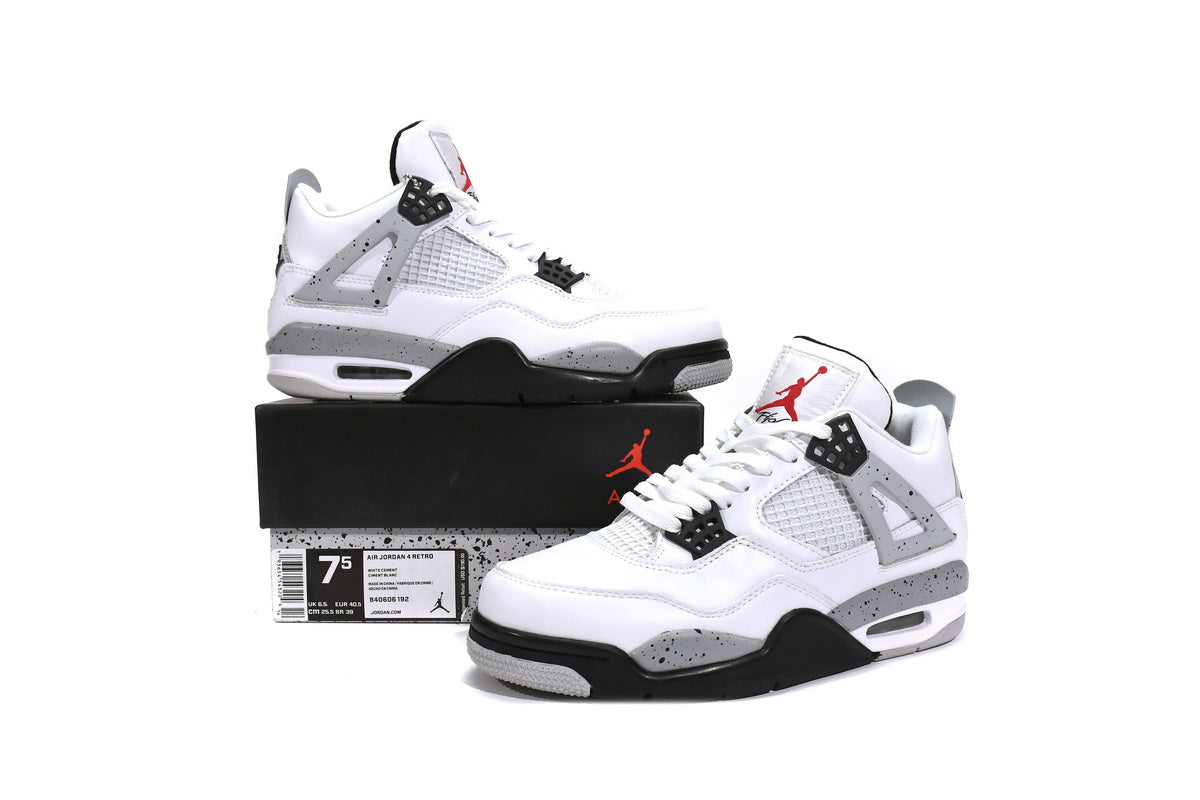 Jordan 4 Retro White Cement - Icy Clothes Ro