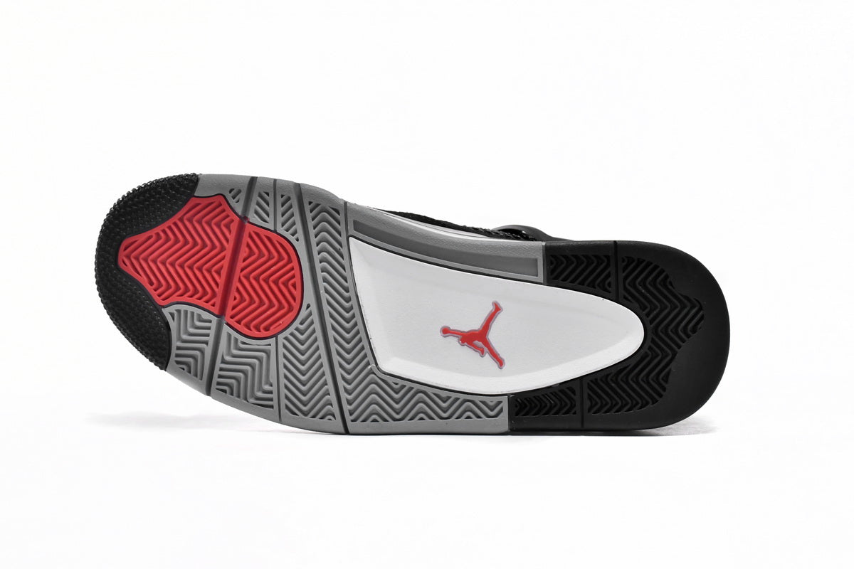 Jordan 4 Retro Black Canvas - Icy Clothes