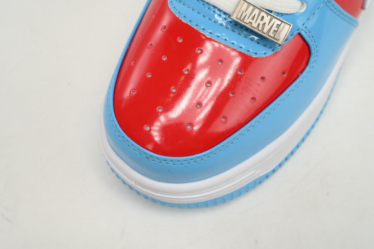 BAPESTA x Marvel Low Captain America