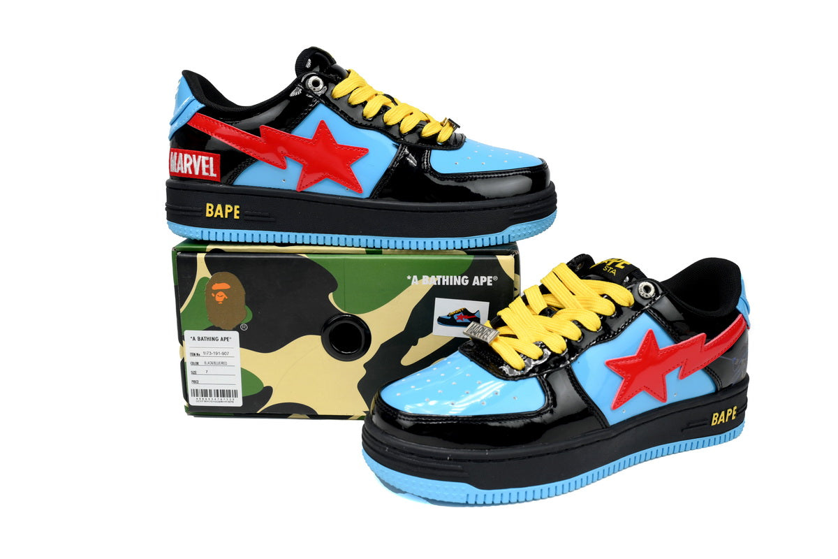 BAPESTA x Marvel Low Black Widow