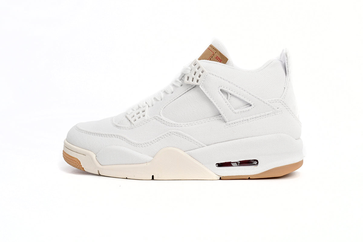 Jordan 4 Retro Levi's White