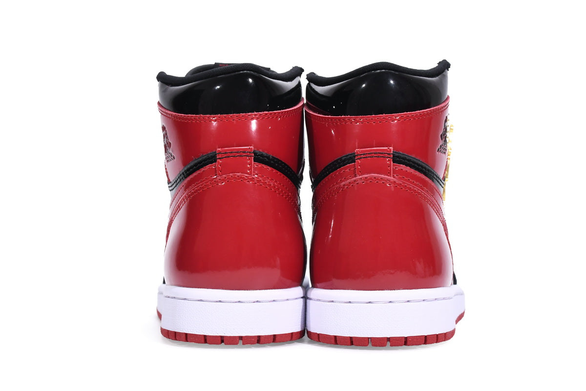 Jordan 1 Retro High Patent Bred - Icy Clothes Ro