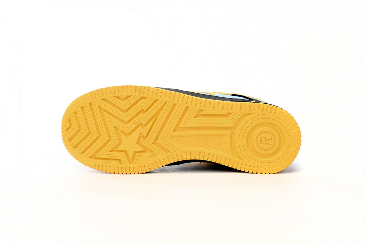 BAPESTA Low Black/Blue/Yellow - Icy Clothes Ro