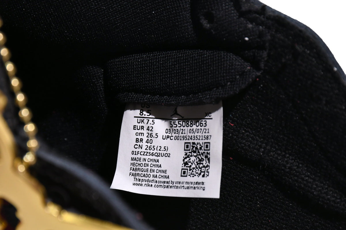 Jordan 1 Retro High Patent Bred - Icy Clothes Ro