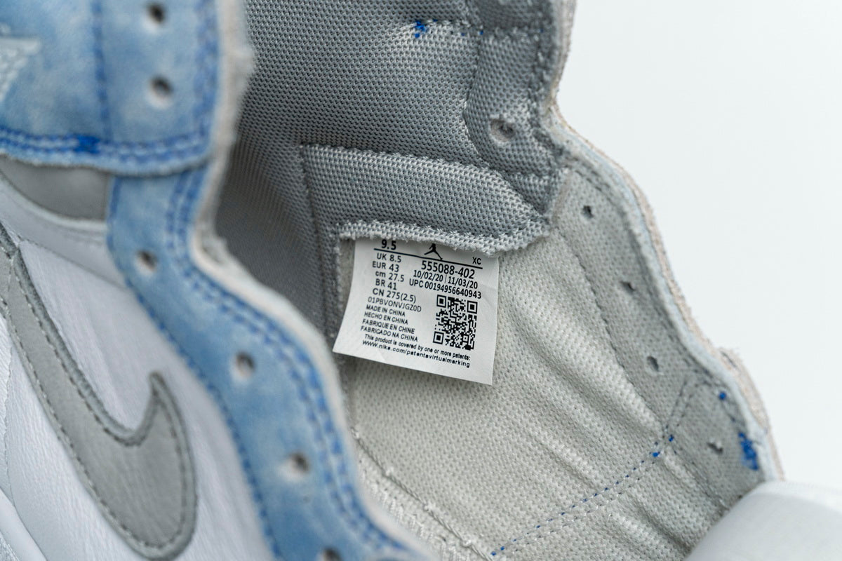 Jordan 1 Retro High Hyper Royal Smoke Grey - Icy Clothes Ro