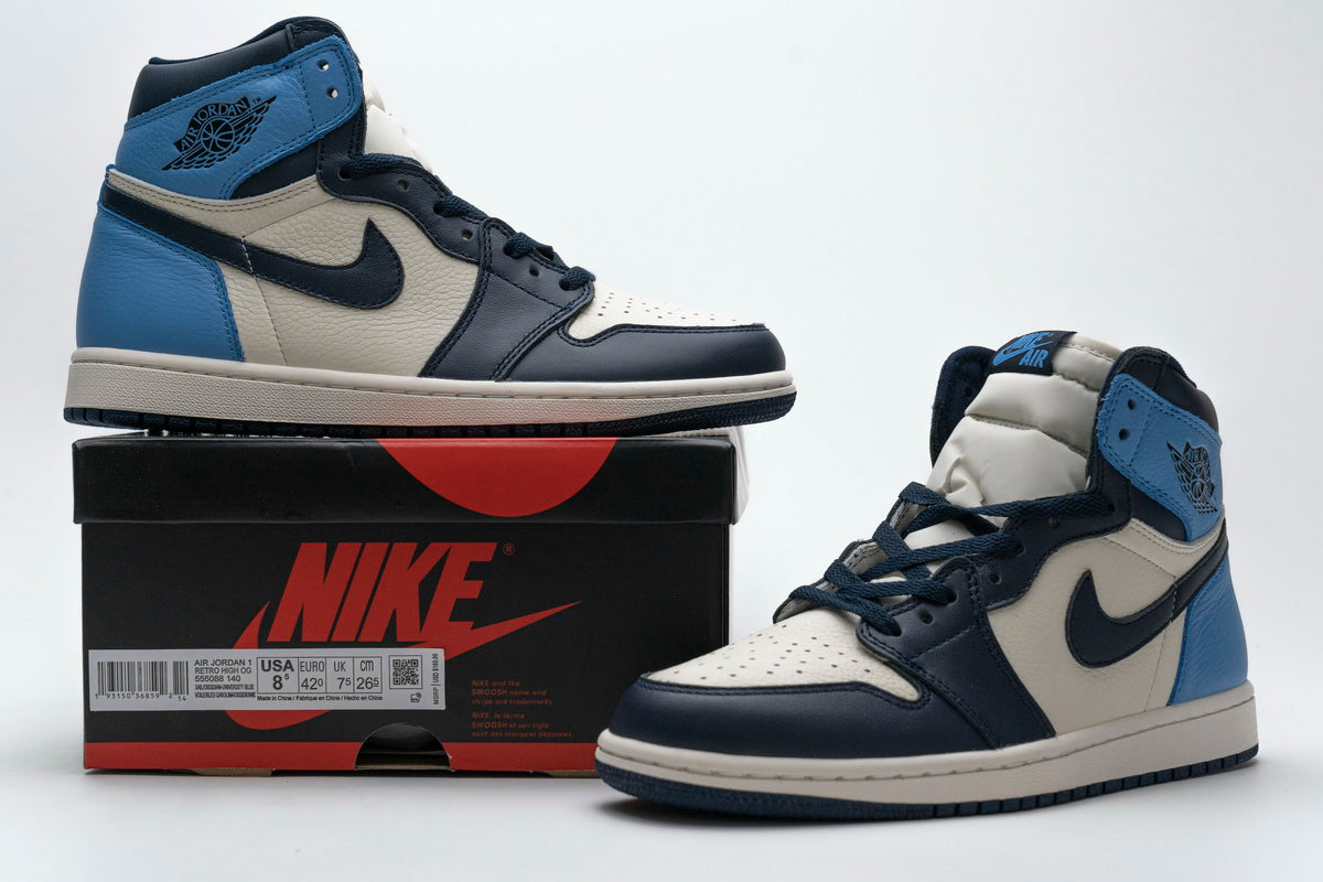 Jordan 1 Retro High Obsidian UNC - Icy Clothes Ro