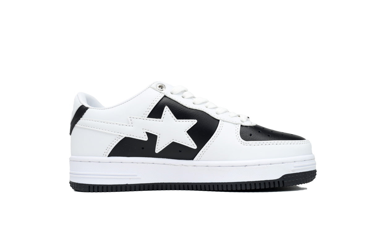 BAPESTA Low Reverse Black White