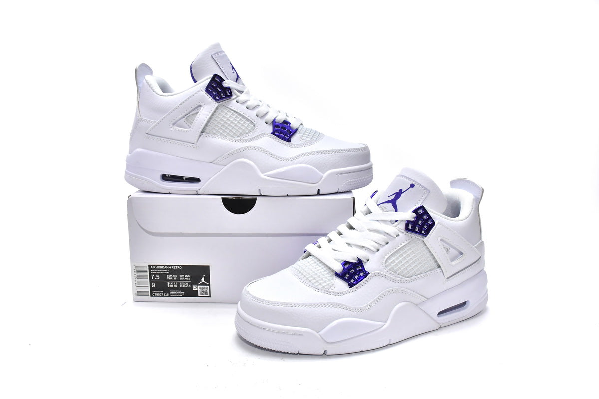 Jordan 4 Retro Metallic Purple - Icy Clothes Ro