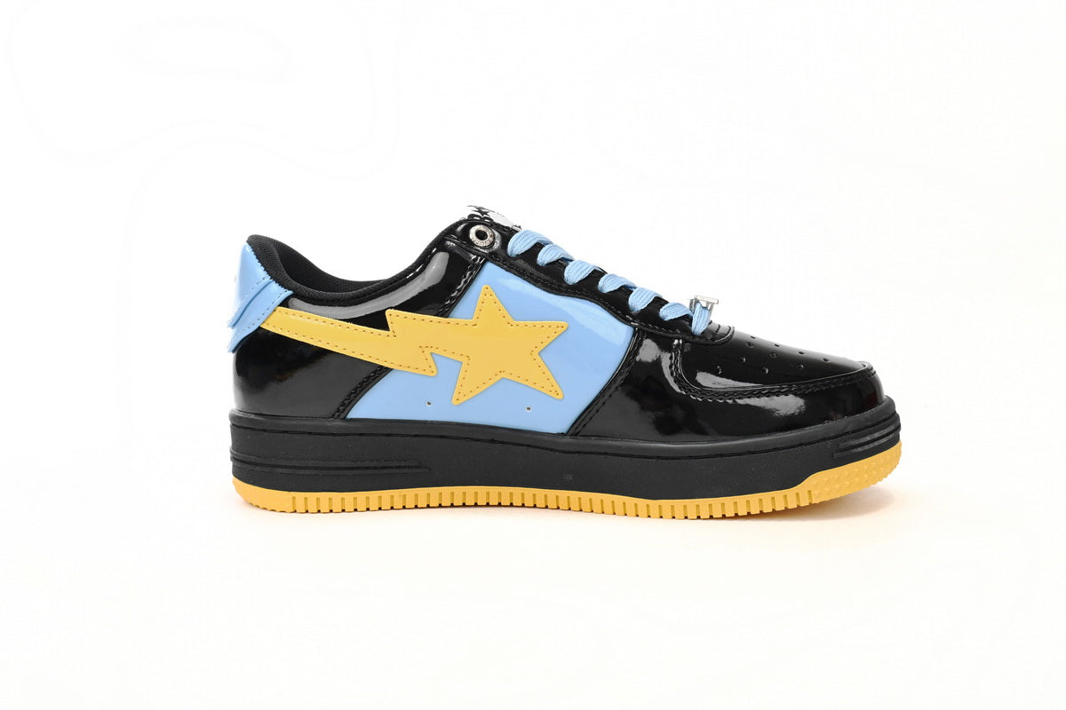 BAPESTA Low Black/Blue/Yellow - Icy Clothes Ro