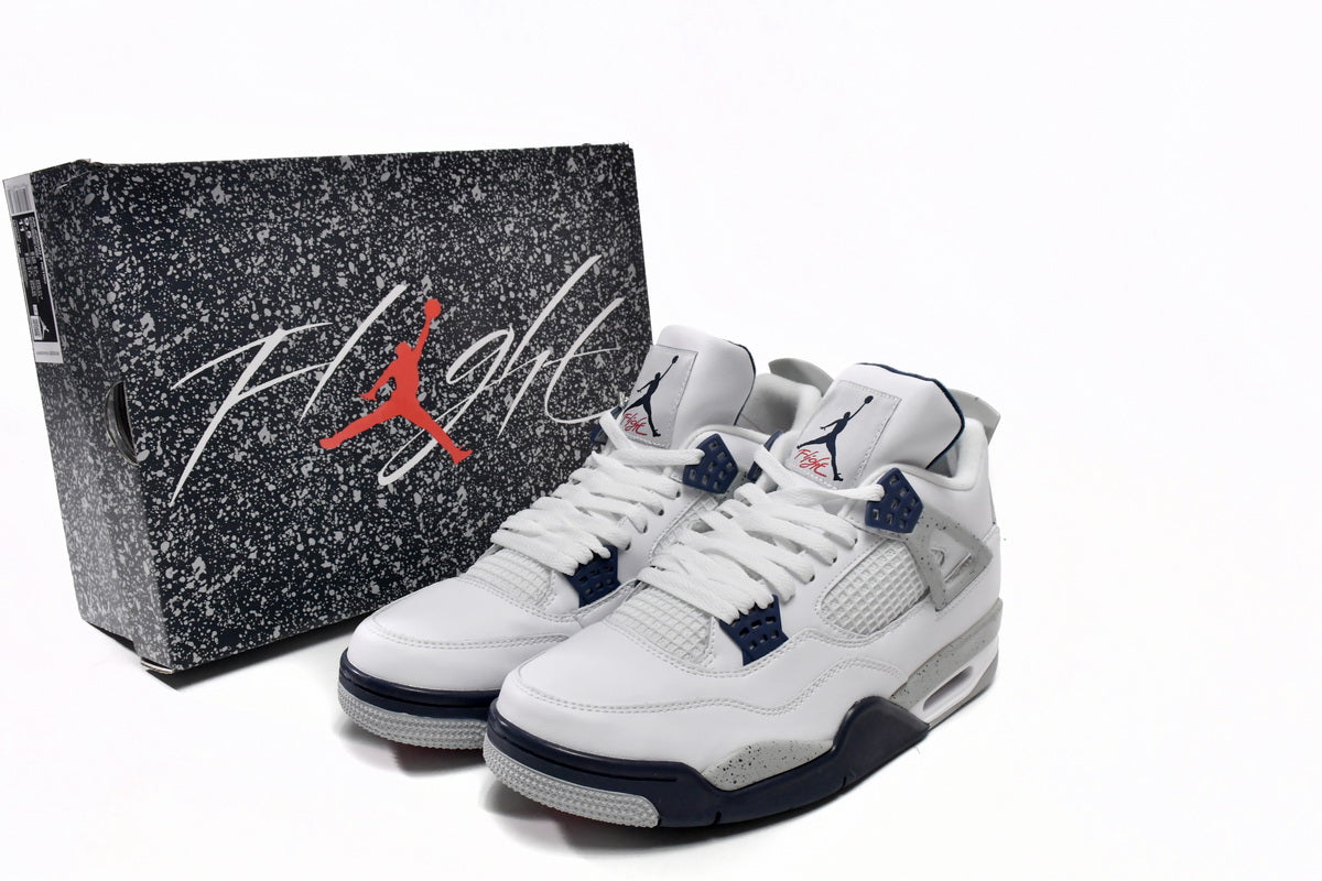 Jordan 4 Retro Midnight Navy - Icy Clothes