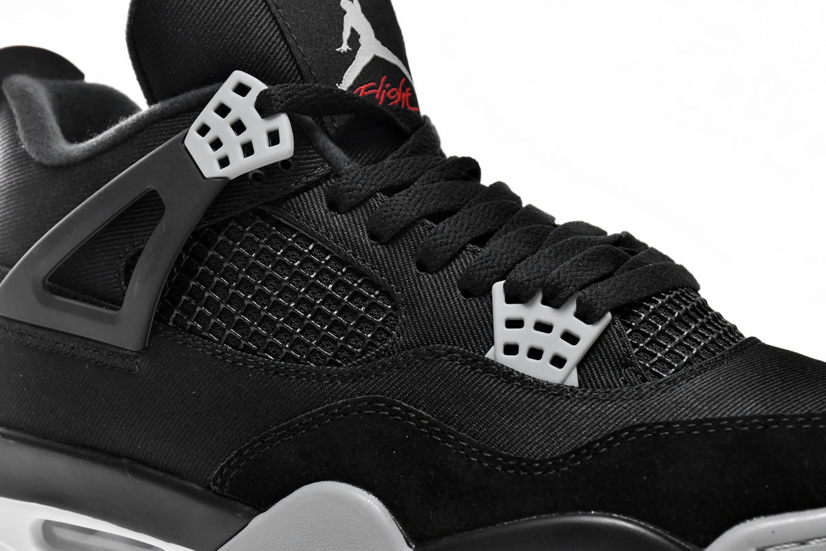 Jordan 4 Retro Black Canvas - Icy Clothes