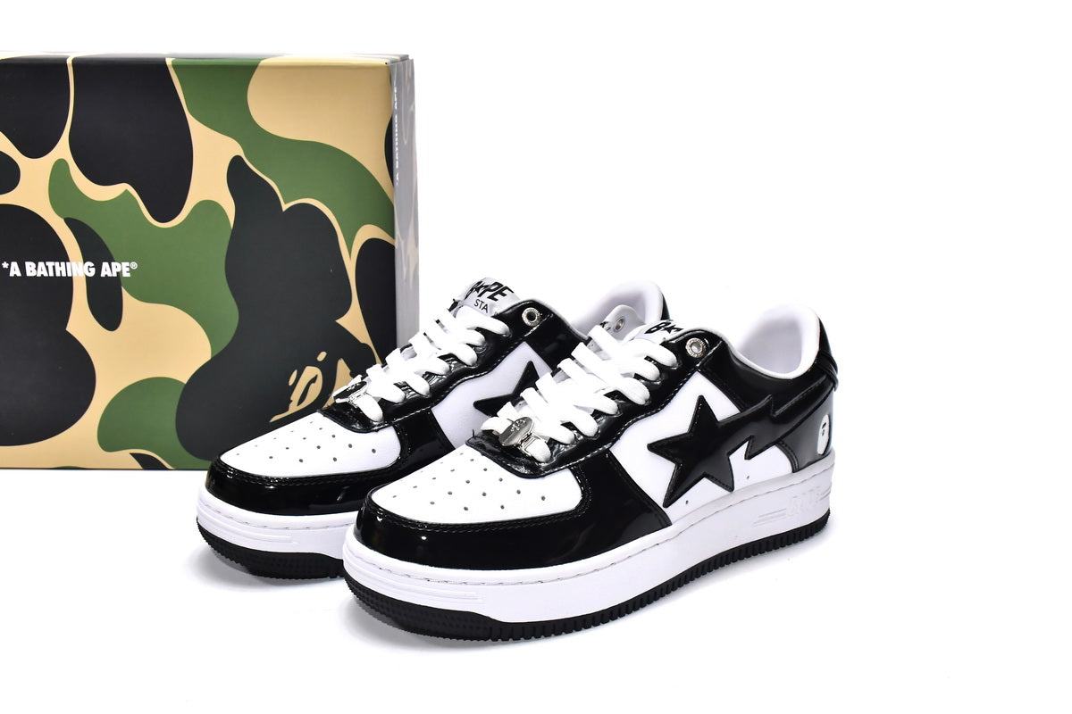 BAPESTA Low Black White