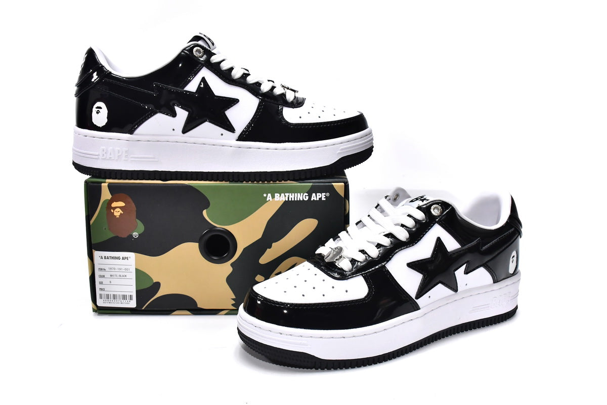 BAPESTA Low Black White