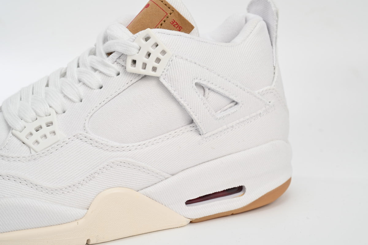 Jordan 4 Retro Levi's White