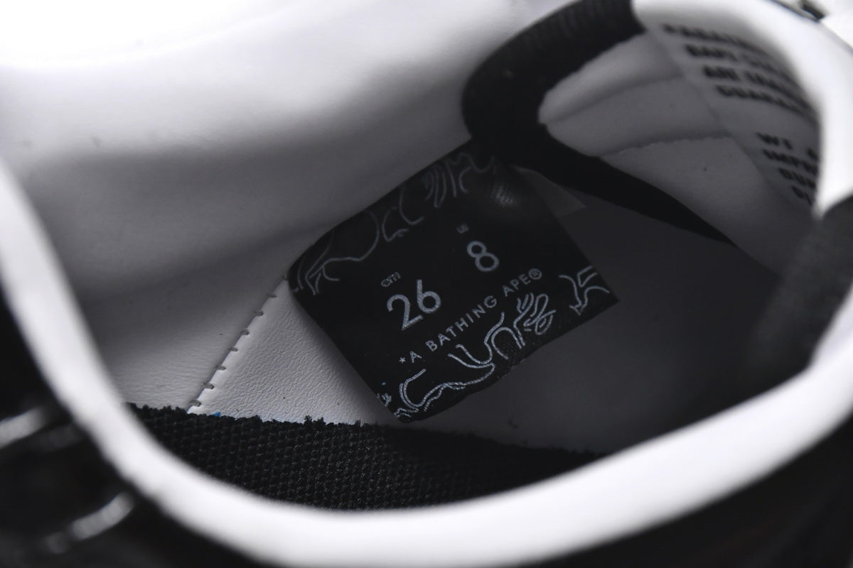 BAPESTA Low Black White