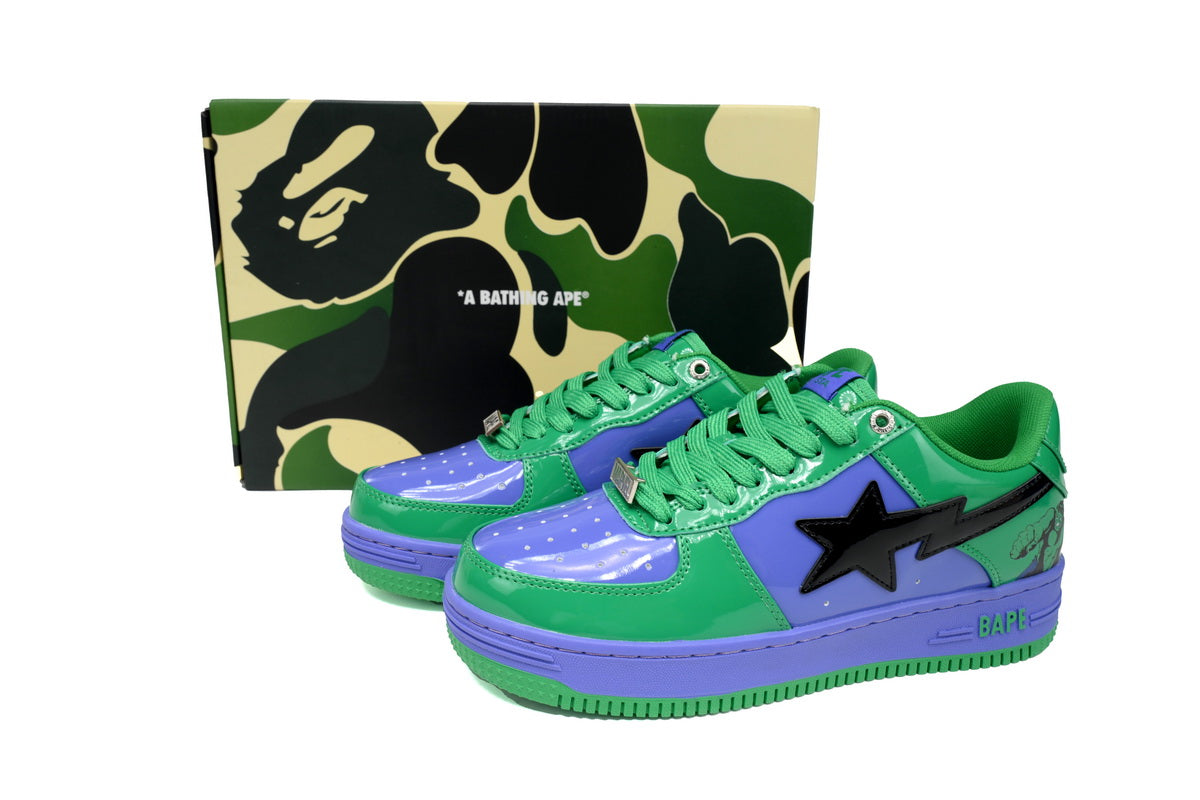 BAPESTA x Marvel Low Hulk