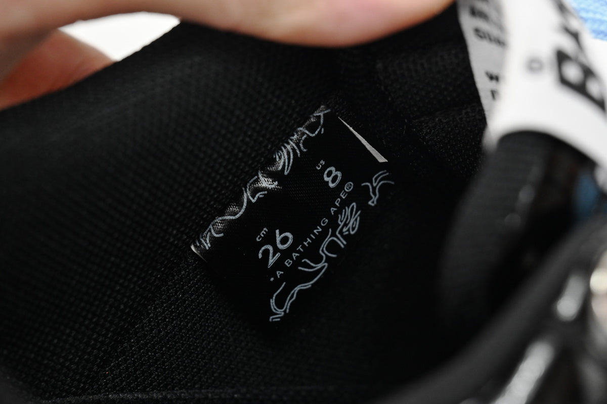 BAPESTA Low Black/Blue/Yellow - Icy Clothes Ro