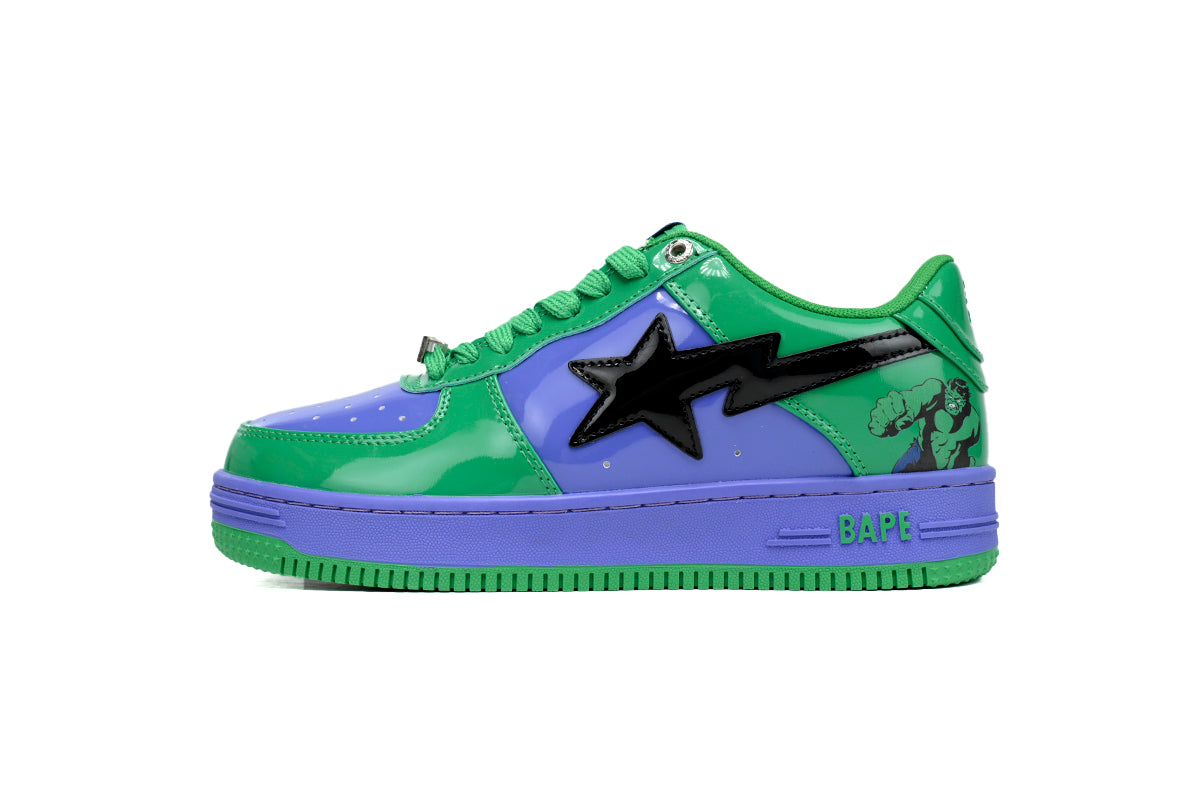 BAPESTA x Marvel Low Hulk