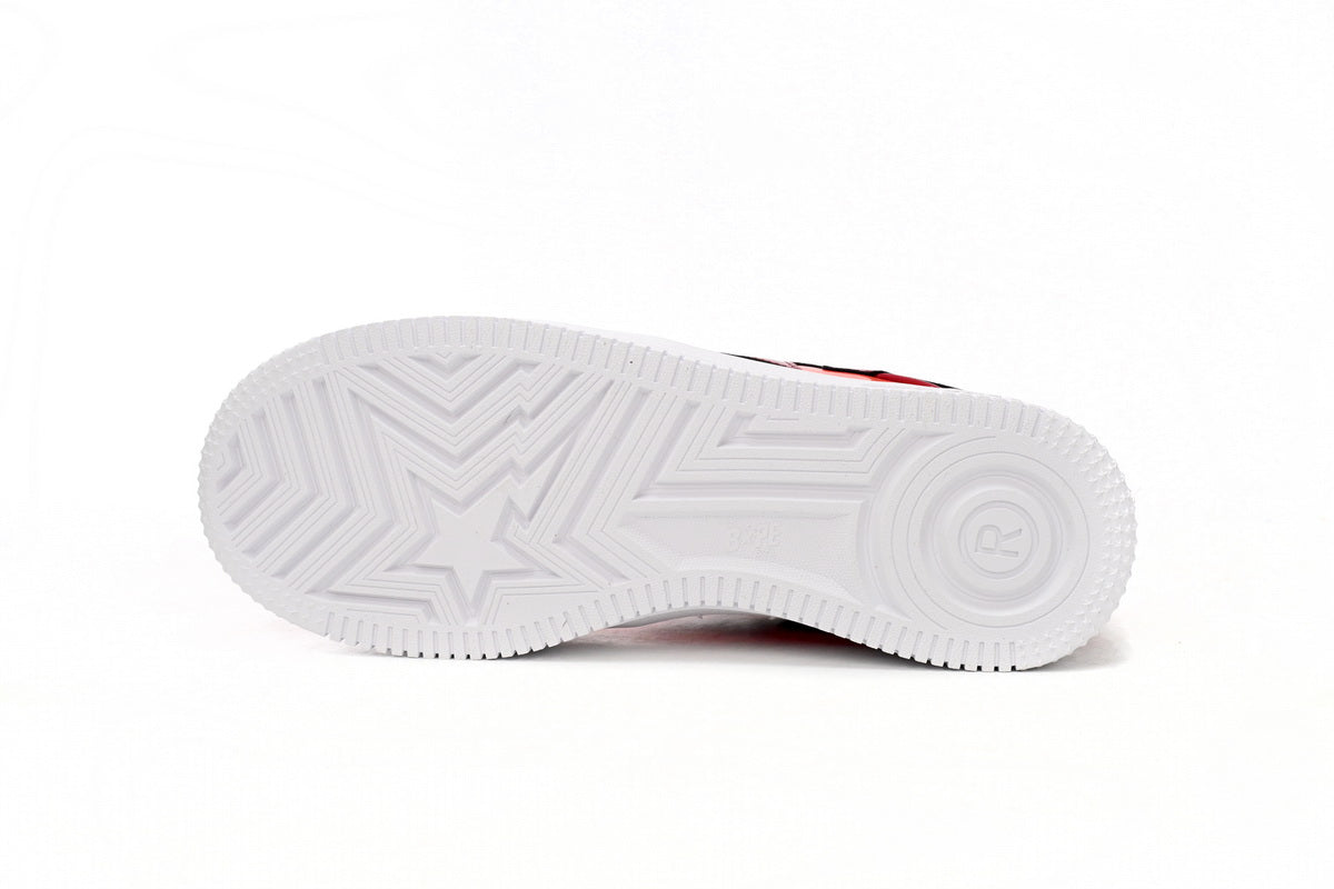 BAPESTA Low Combo Red - Icy Clothes Ro