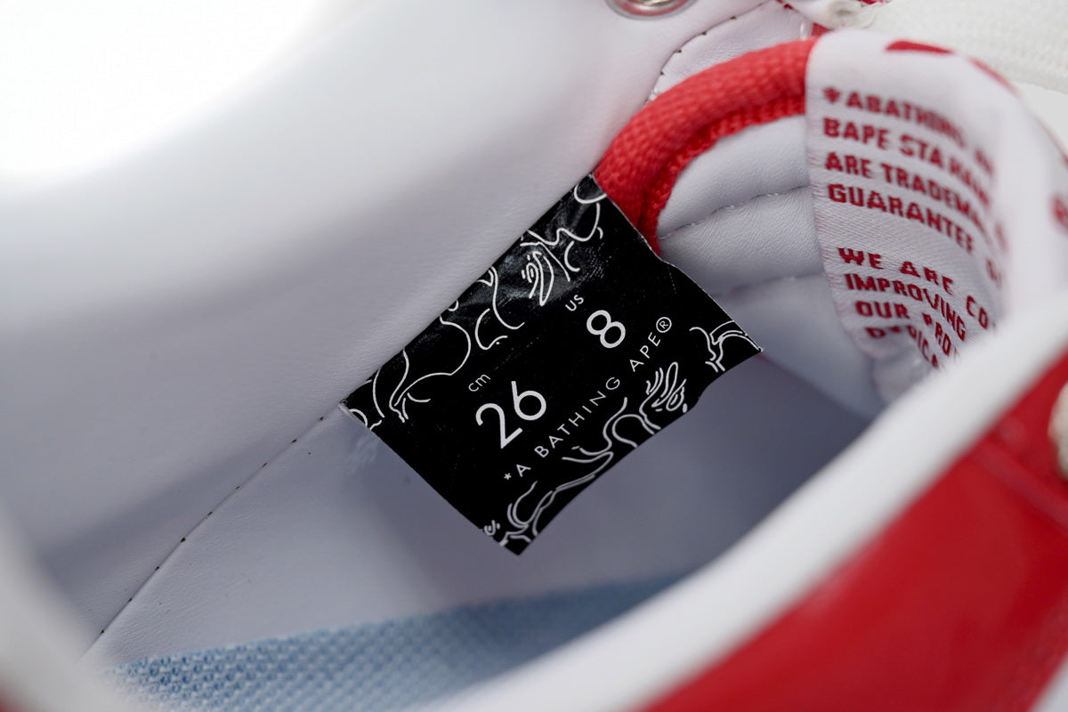 BAPESTA Low Red - Icy Clothes Ro