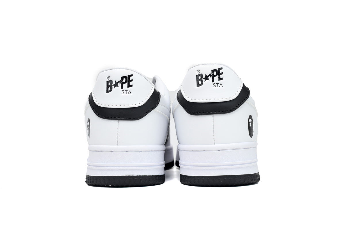 BAPESTA Low Reverse Black White