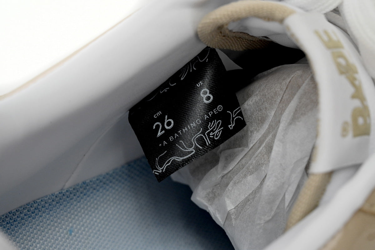 BAPESTA Low Cream - Icy Clothes Ro