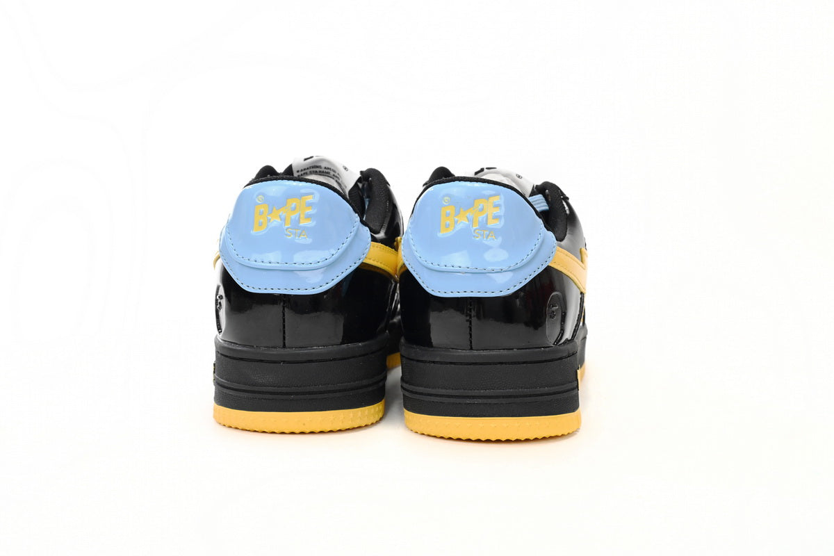 BAPESTA Low Black/Blue/Yellow - Icy Clothes Ro