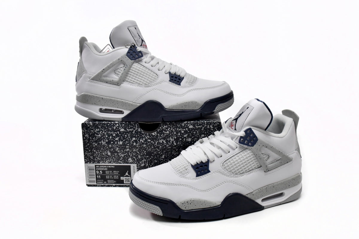 Jordan 4 Retro Midnight Navy - Icy Clothes