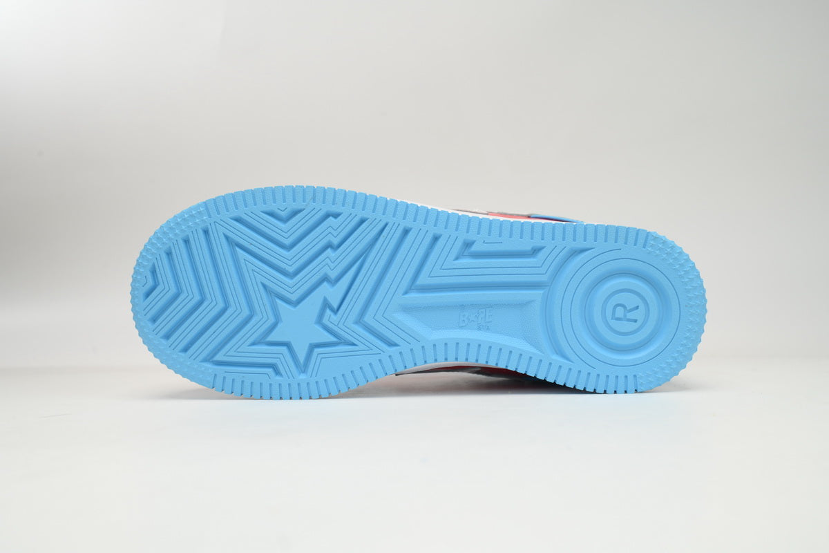 BAPESTA x Marvel Low Captain America