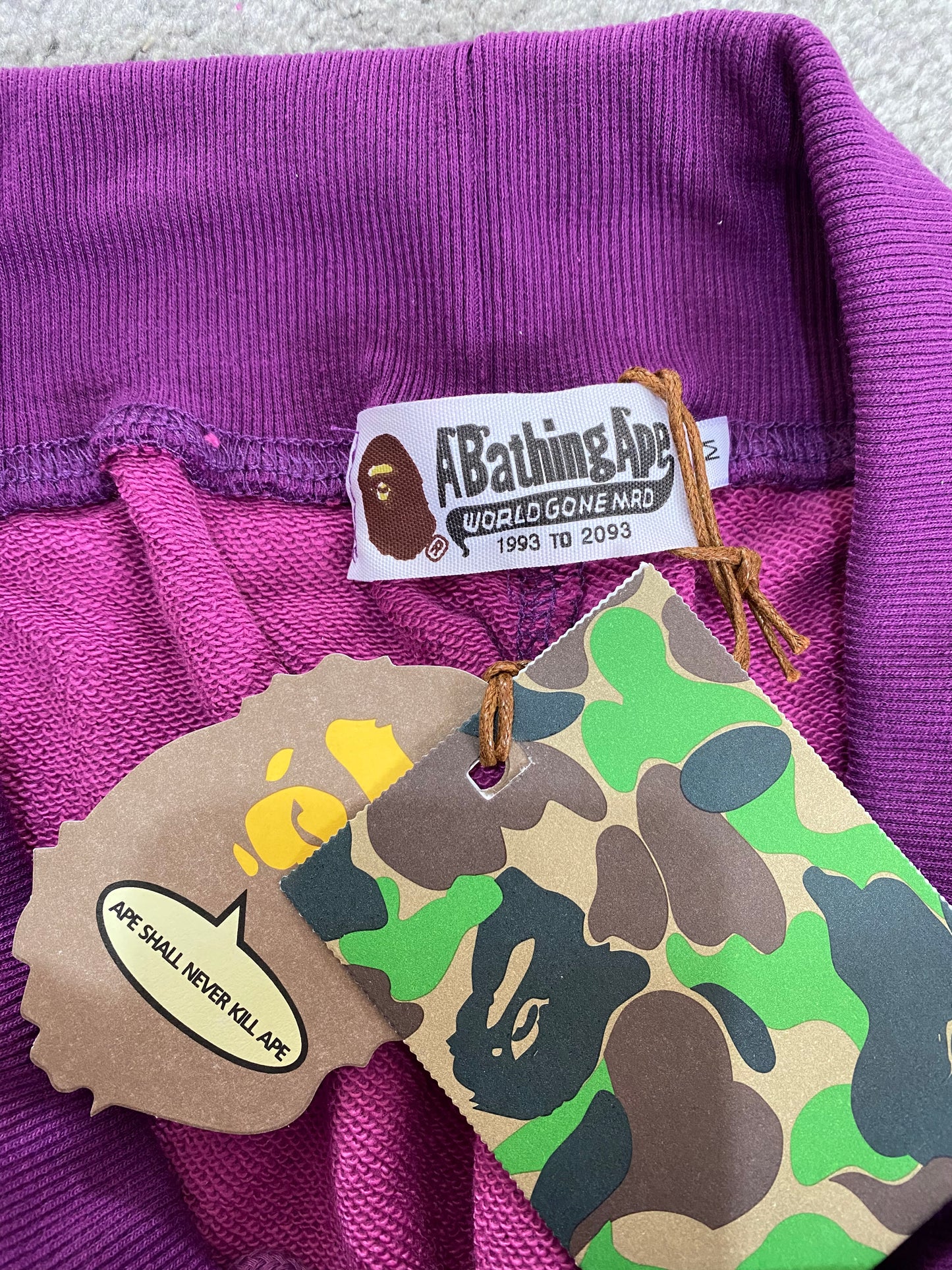 BAPE Purple Camo Shorts - Icy Clothes Ro