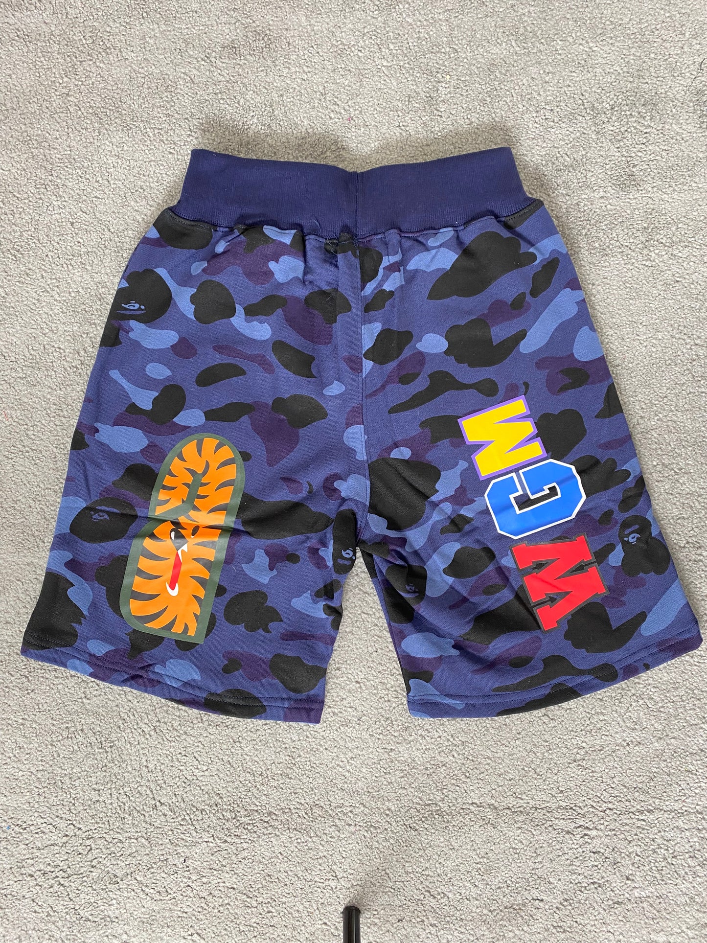 BAPE Blue Camo Shorts - Icy Clothes Ro
