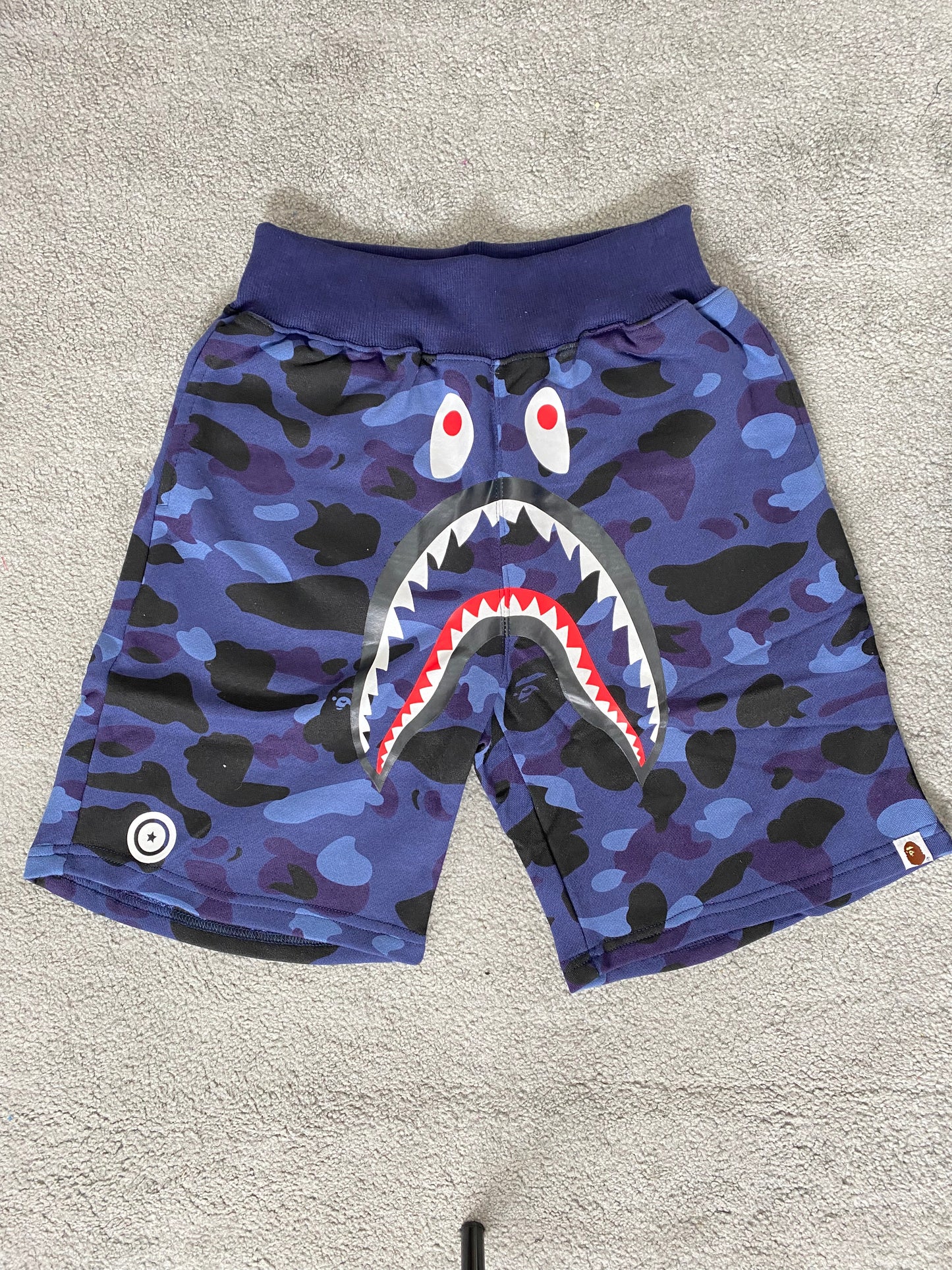BAPE Blue Camo Shorts - Icy Clothes Ro