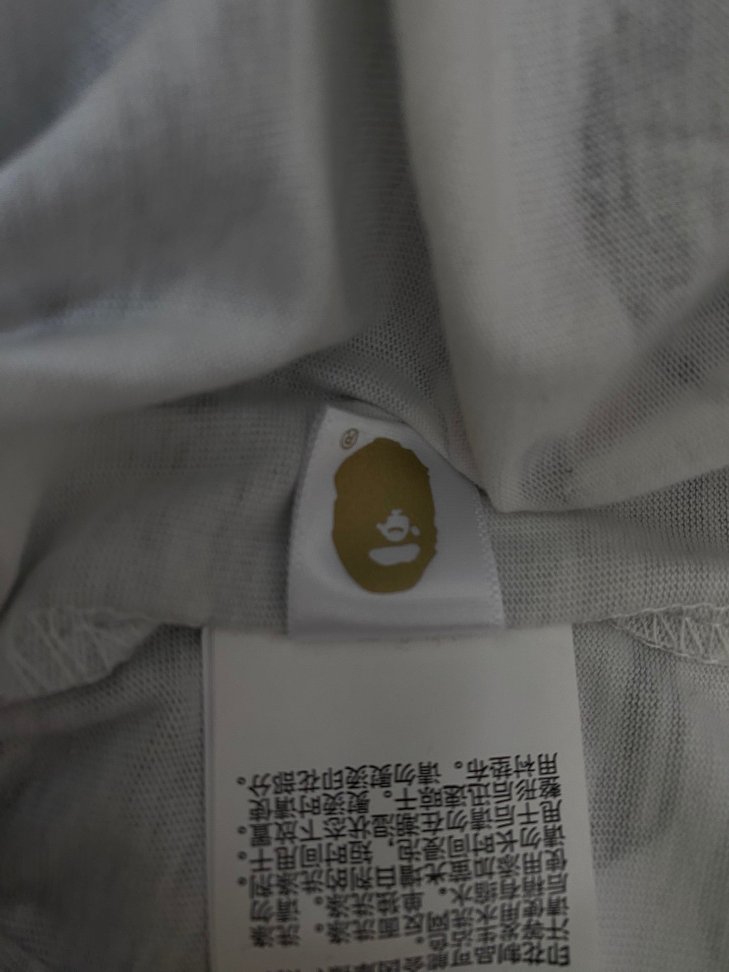 BAPE Black/White Split Camo Tee - Icy Clothes Ro