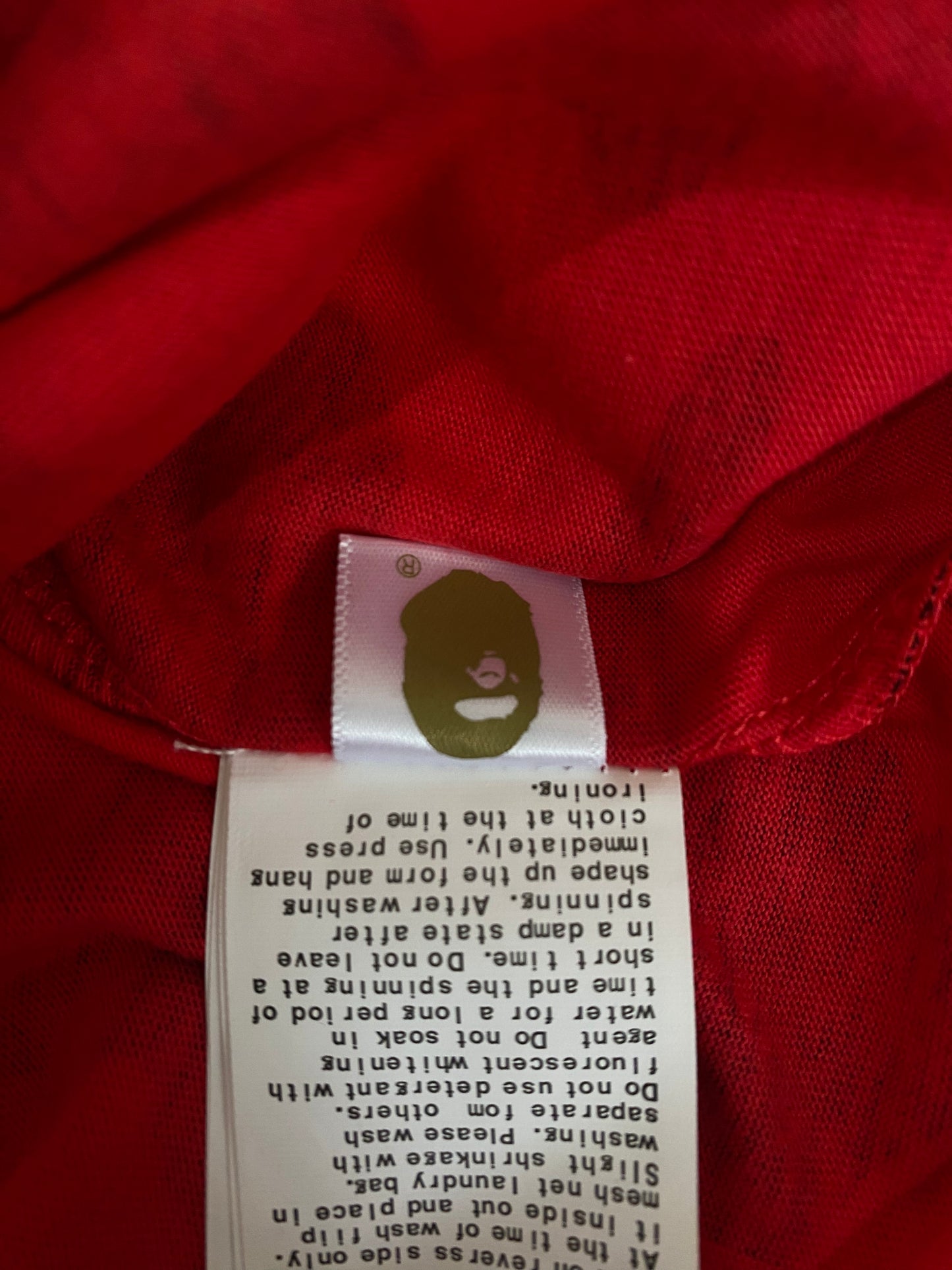 BAPE Red Camo Tee - Icy Clothes Ro