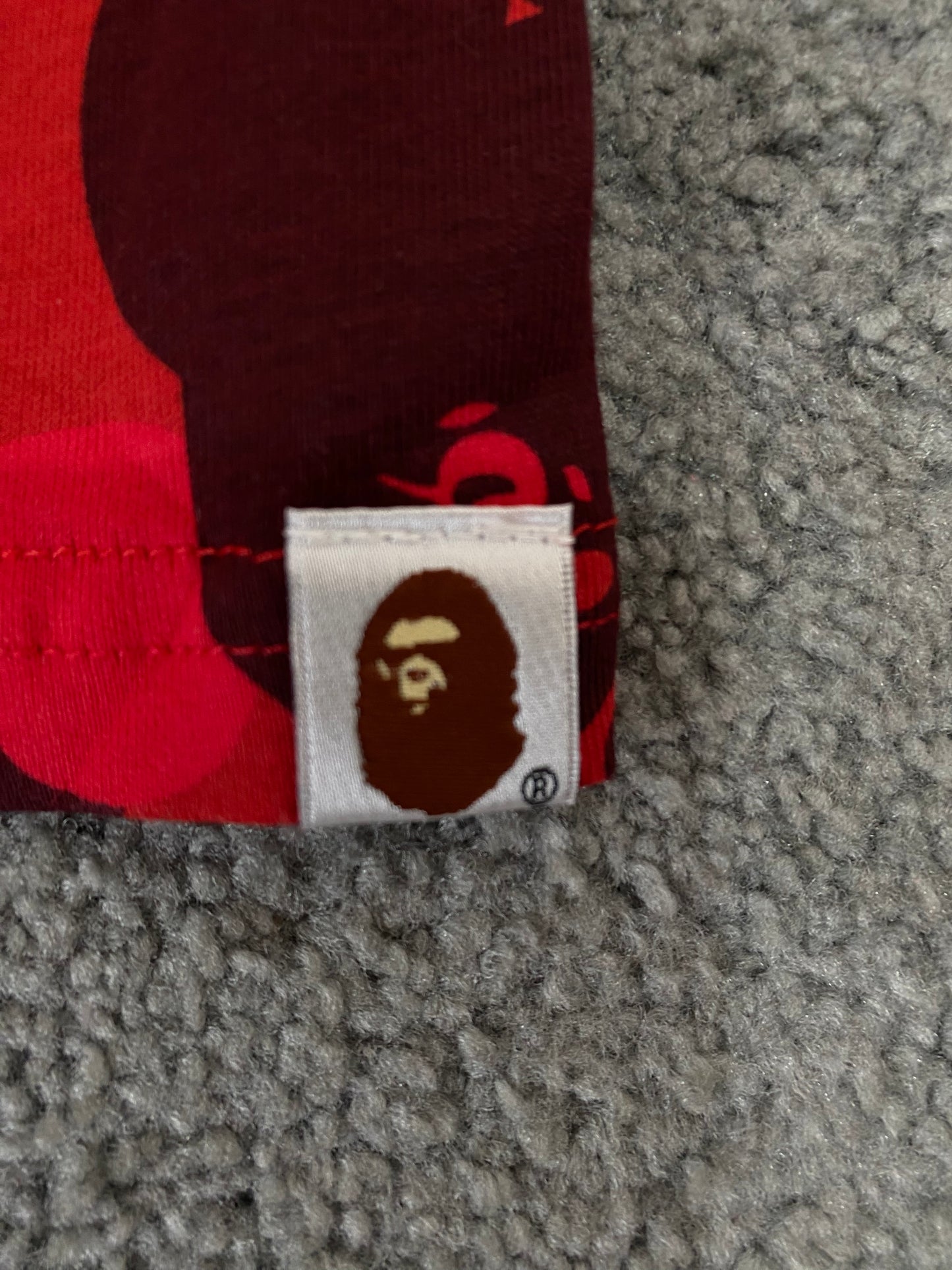 BAPE Red Camo Tee - Icy Clothes Ro