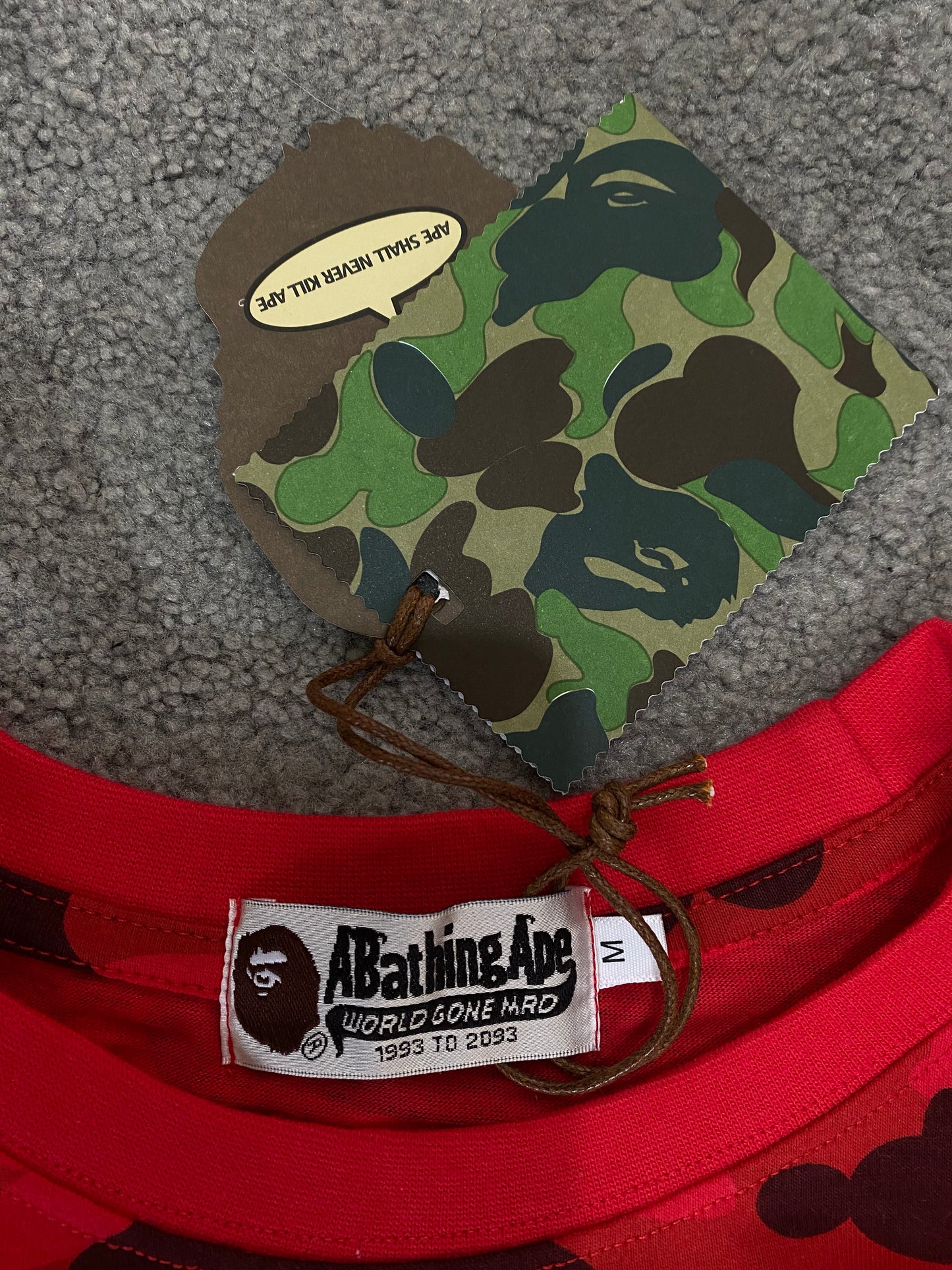 BAPE Red Camo Tee - Icy Clothes Ro