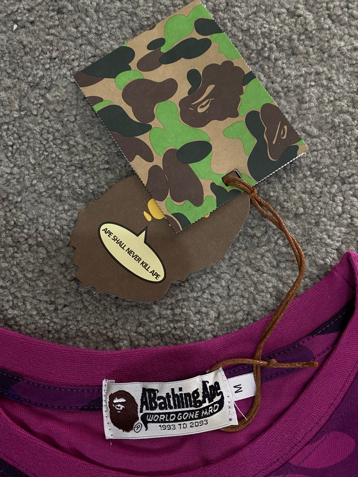 BAPE Purple Camo Tee - Icy Clothes Ro