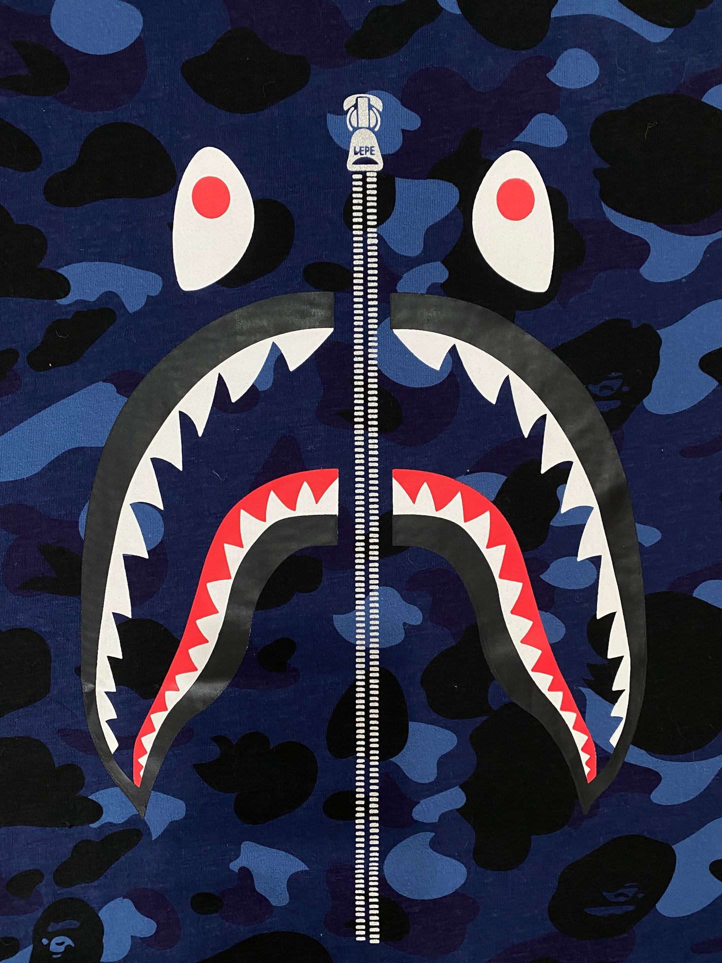 BAPE Blue Camo Tee - Icy Clothes Ro