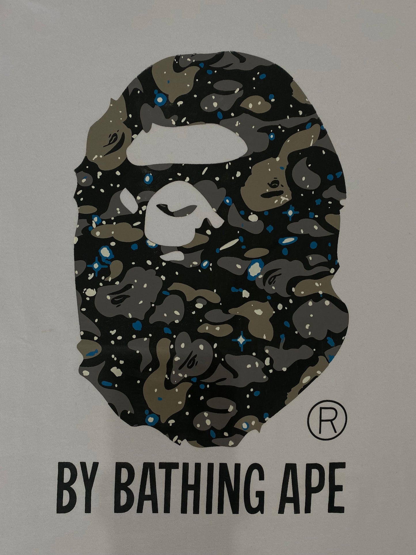 BAPE Space Camo By Bathing White Tee - Icy Clothes Ro