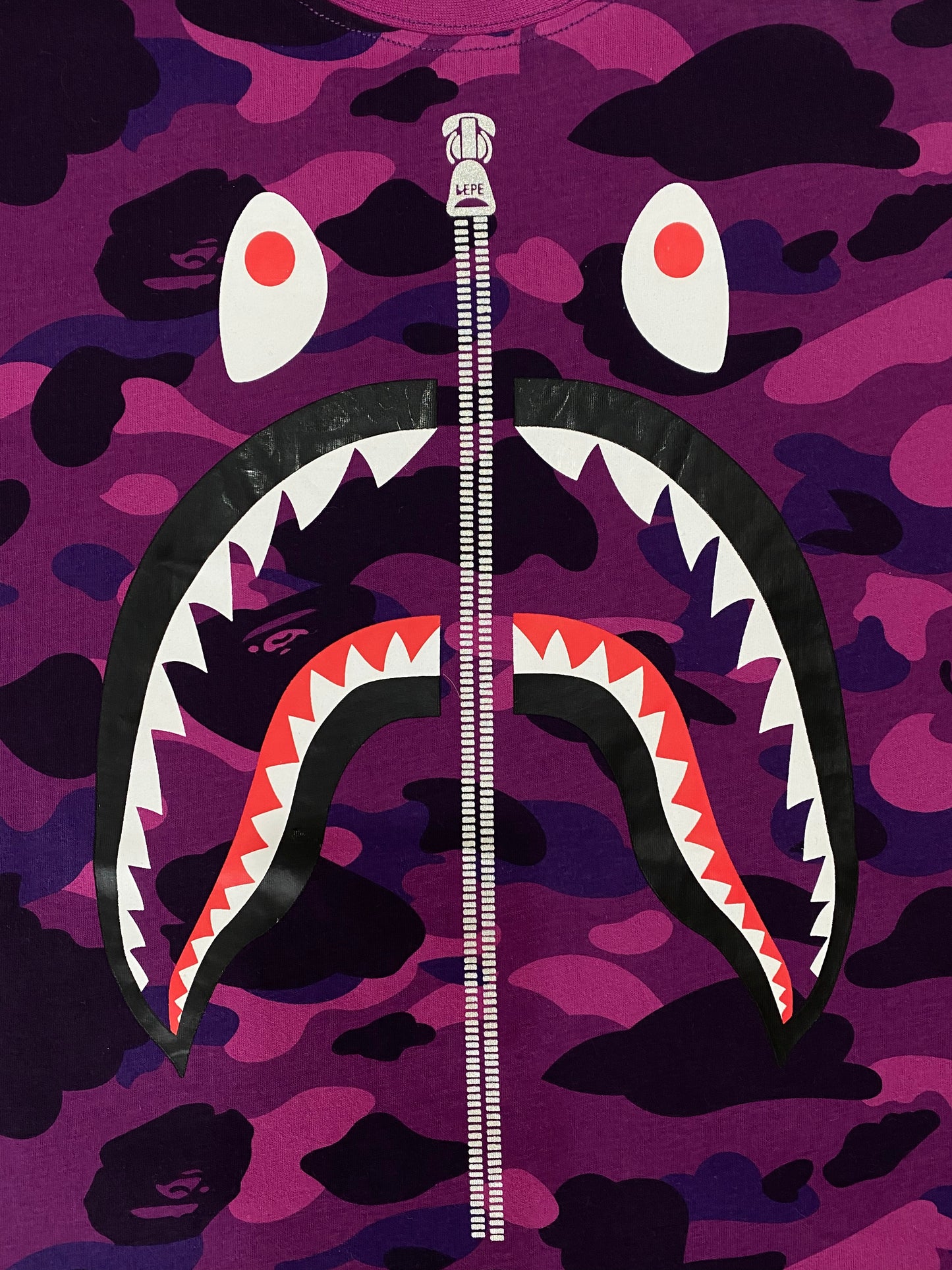 BAPE Purple Camo Tee - Icy Clothes Ro