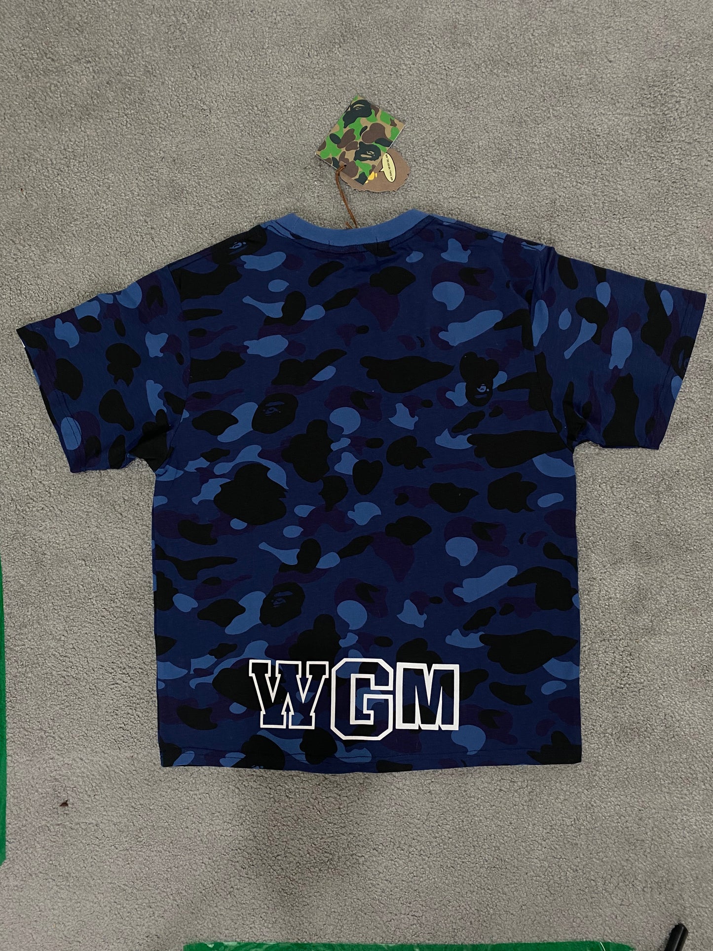 BAPE Blue Camo Tee - Icy Clothes Ro