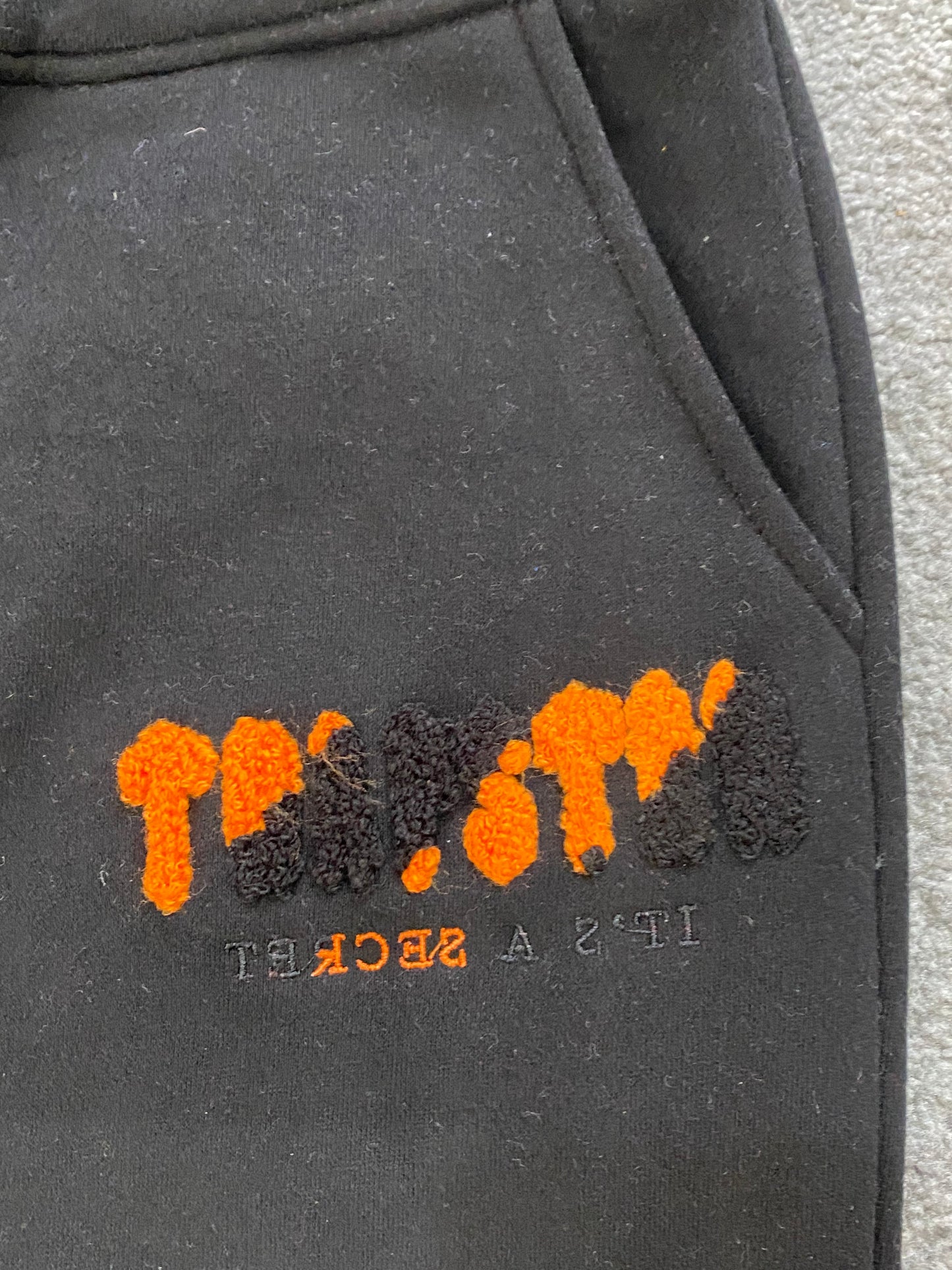 Trapstar Tracksuit Orange/Grey (Defect scris, vizibil in poza) - Icy Clothes Ro