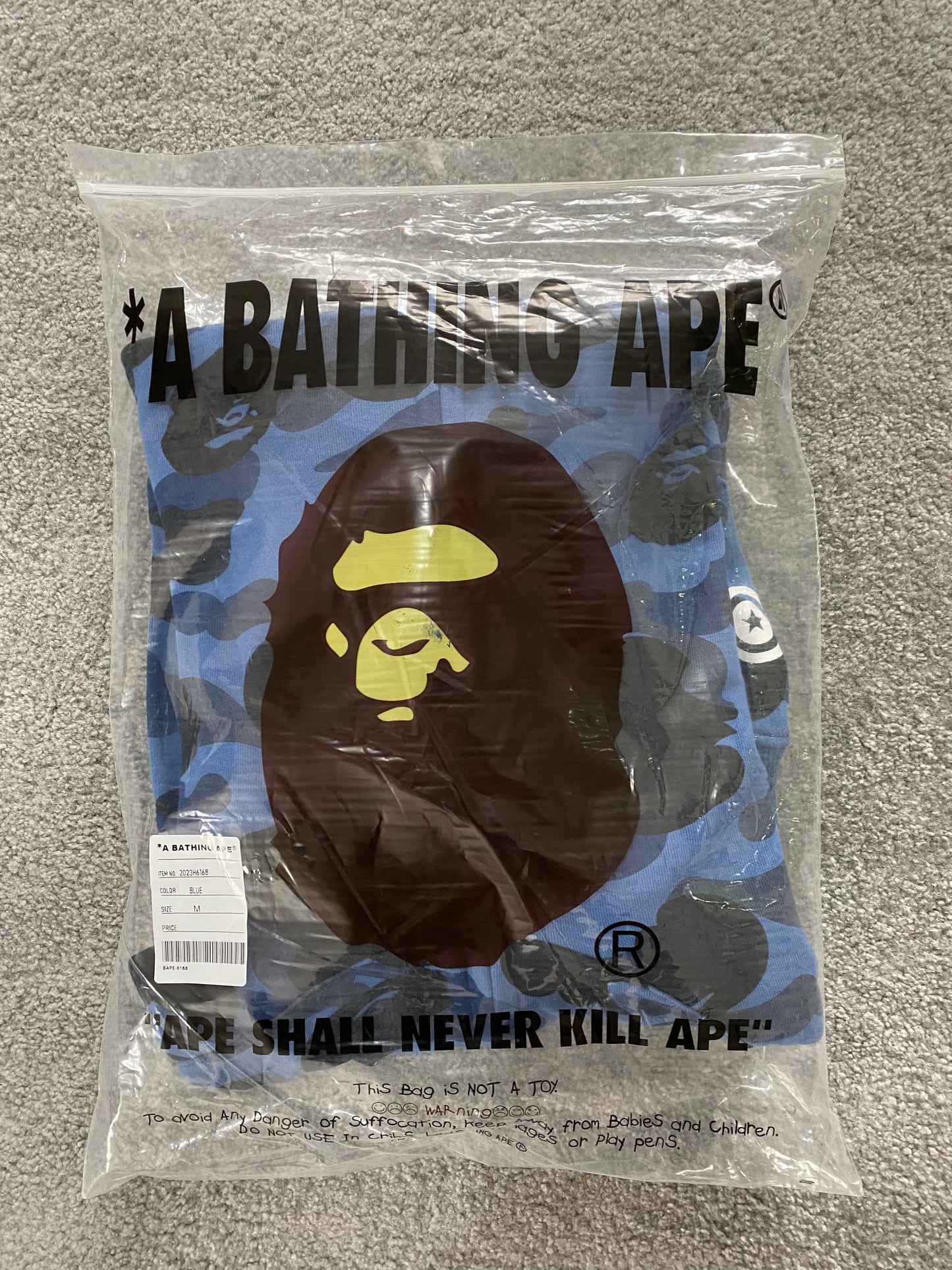 BAPE Blue Camo Hoodie - Icy Clothes Ro