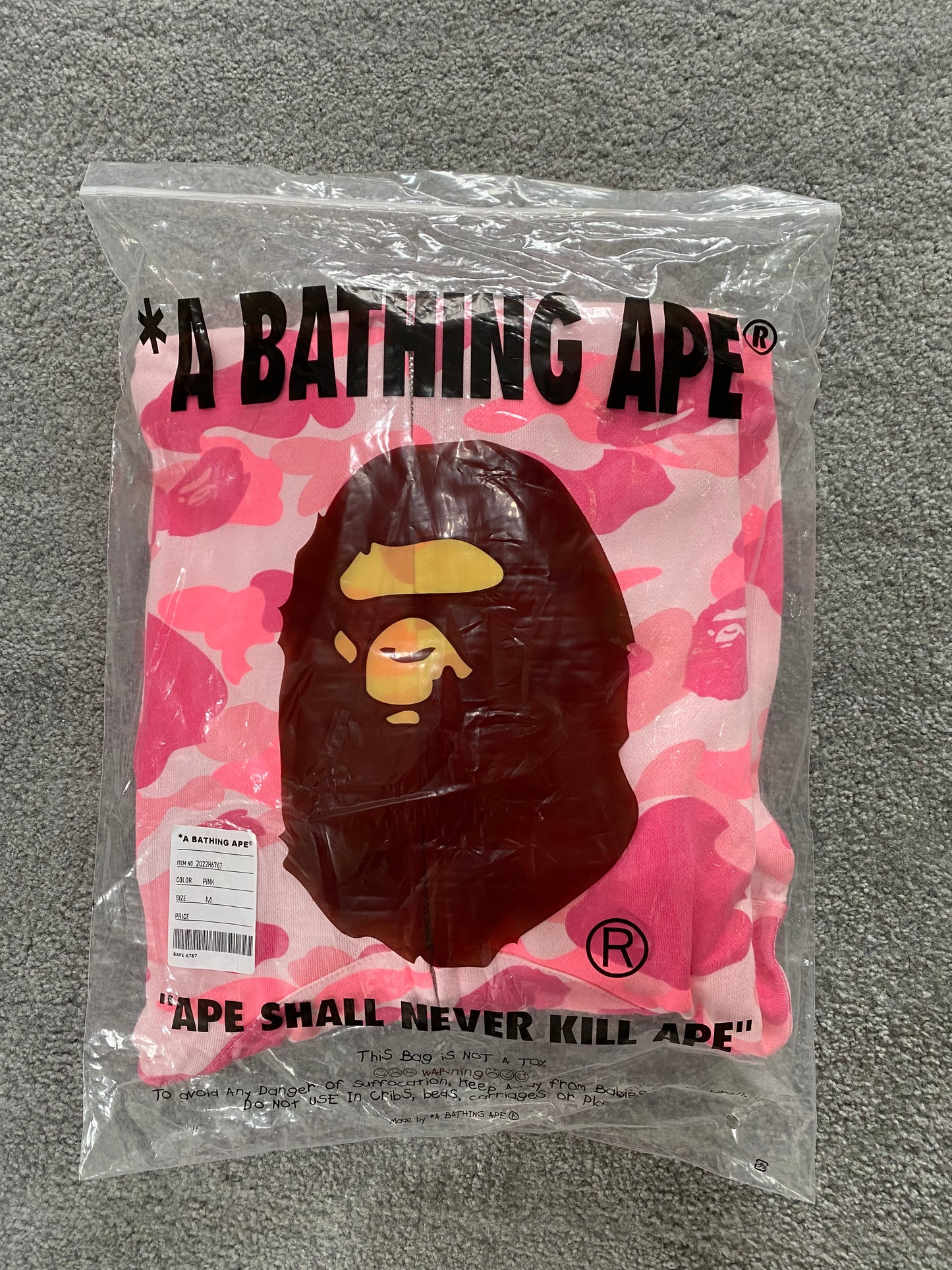 BAPE Pink Camo Hoodie - Icy Clothes Ro