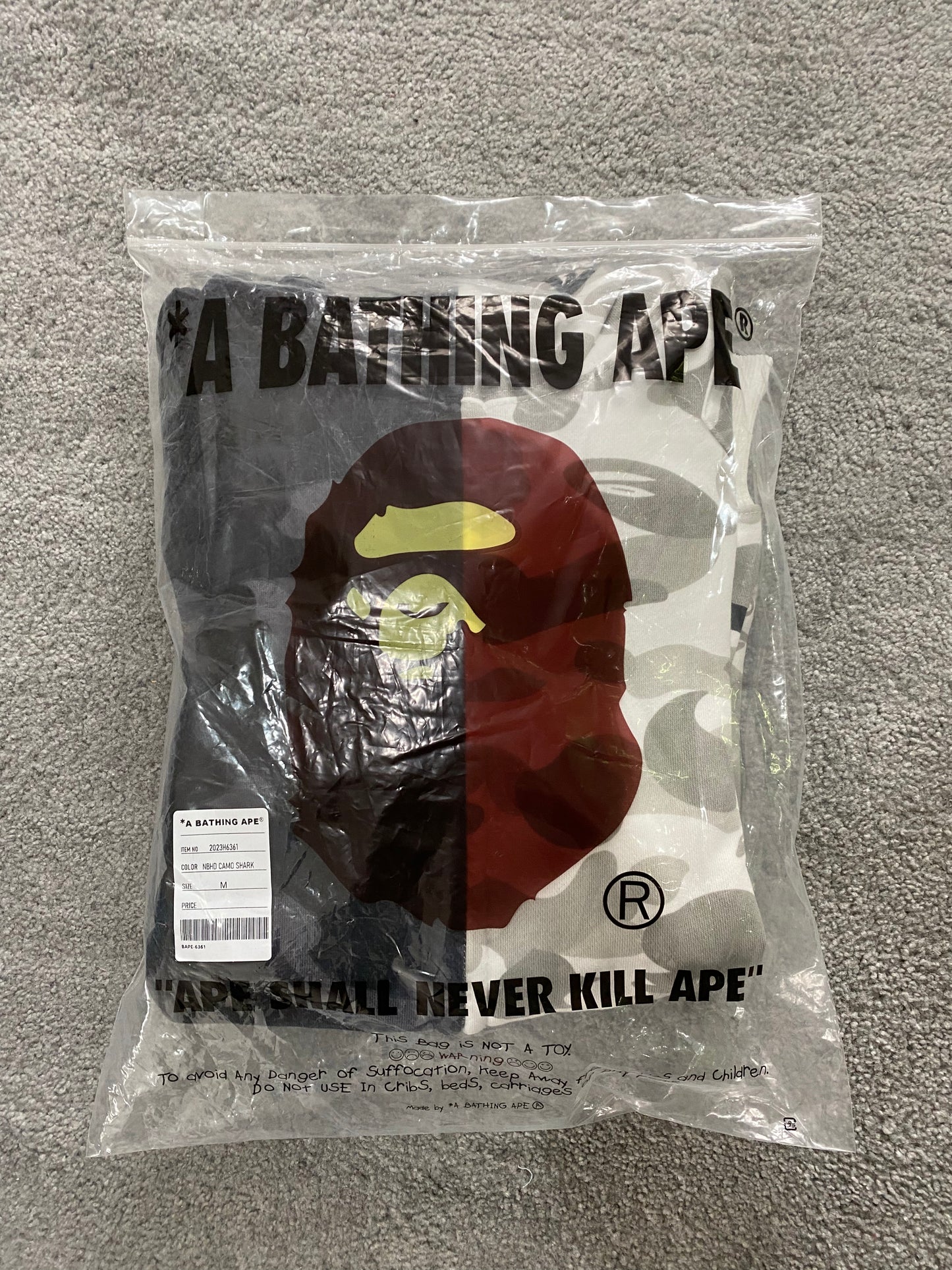 BAPE x Neighborhood Split Camo Hoodie - Icy Clothes Ro