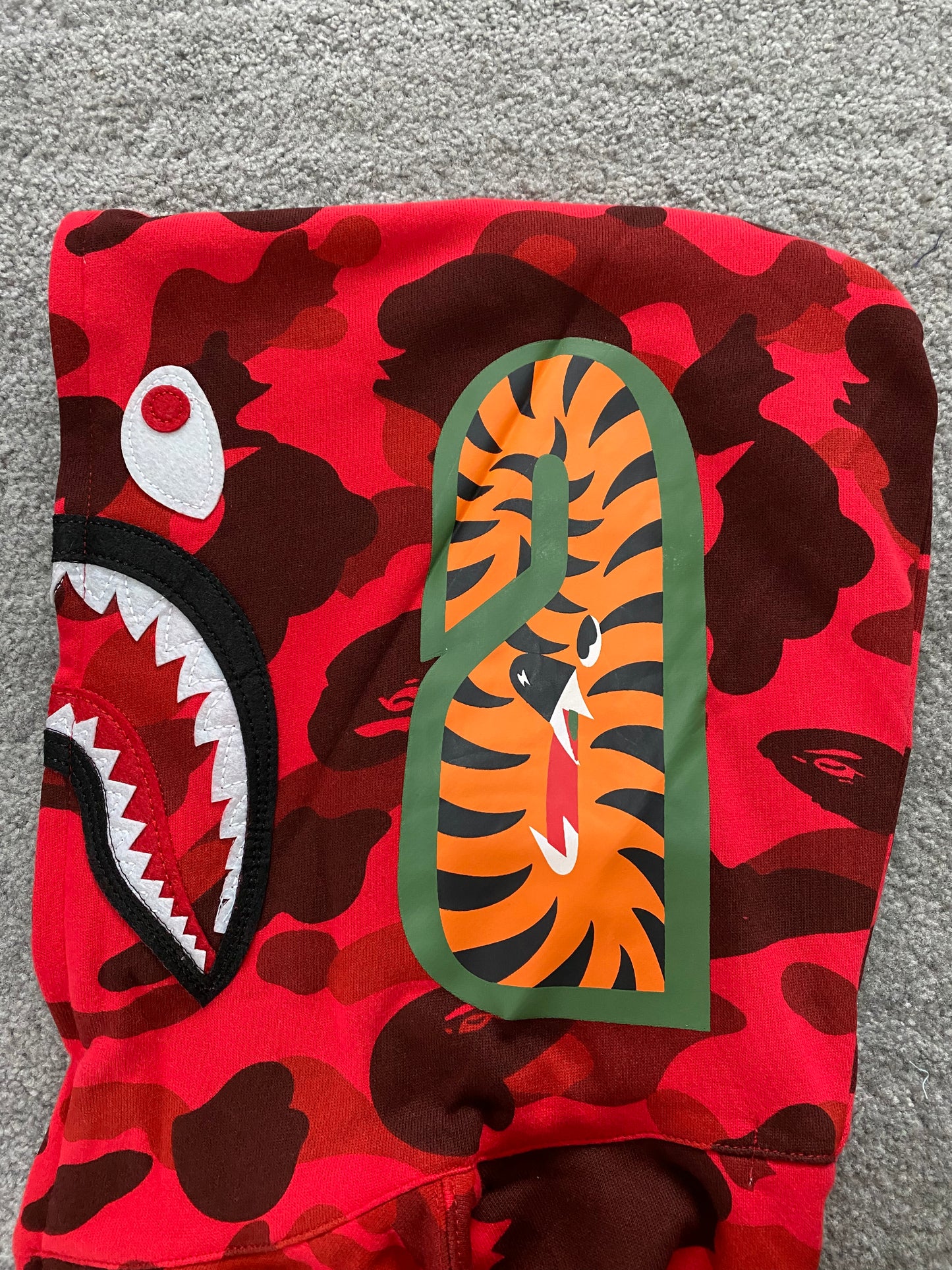 BAPE Red Camo Hoodie - Icy Clothes Ro