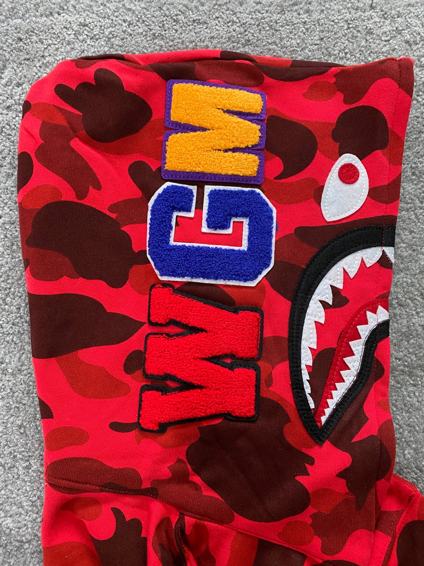 BAPE Red Camo Hoodie - Icy Clothes Ro