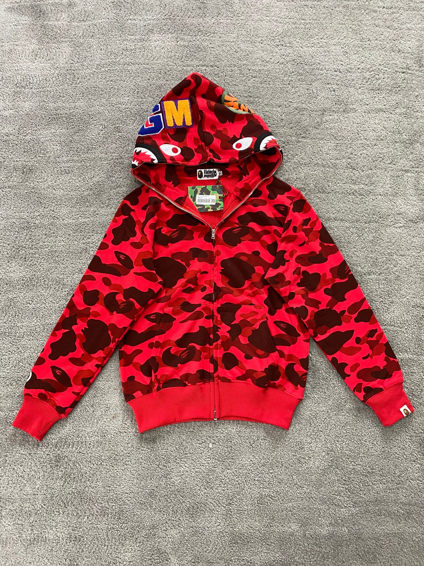 BAPE Red Camo Hoodie - Icy Clothes Ro