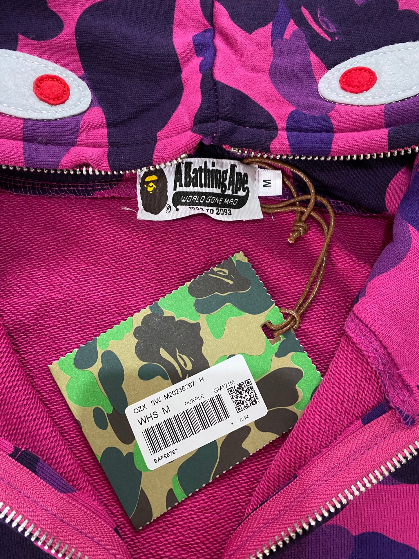 BAPE Purple Camo Hoodie - Icy Clothes Ro